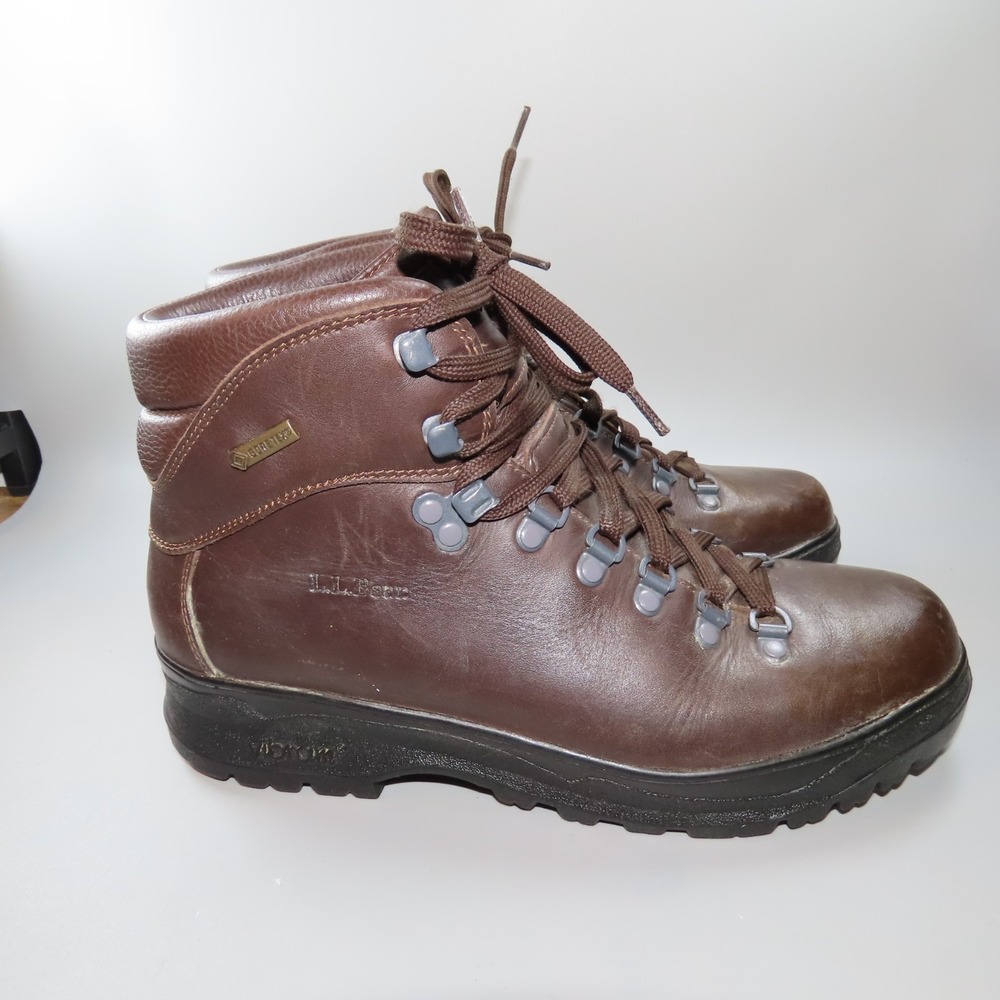 L.L.Bean Cresta II Waterproof Hiking Boots in Dark Brown Women's Size 9